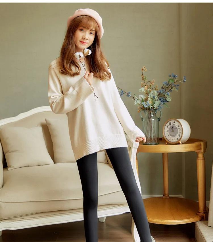 Pantyhose Women Winter Translucent Fleece Warm Leggings Push Up Elasticity Thermal Stockings Woman Velvet Slim Thicken Tights