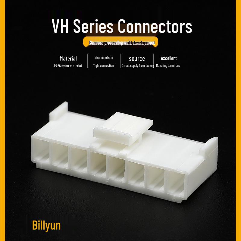 VH3.96 8-Pin Plug with Locking Plastic Shell, VH-8Y/VH-8A Automotive Connector