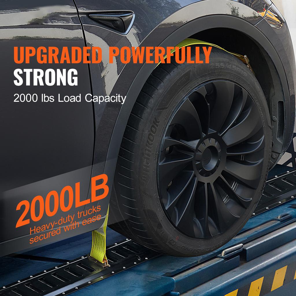 SucceBuy 4Pack 5ft E Track Tie-Down Rail Kit with D-Ring & Ratchet Straps Securing Accessories for Cargo Motorcycles Bikes