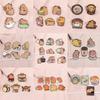 2-9pcs/set Cute Capybara Enamel Pins Creative Cartoon Animal Brooch Lapel Badge Funny Jewelry Accessories Gifts For Kids Friends