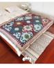 Bohemian Cotton Jacquard Throw Blanket and Bed Runner for Home or Hotel.