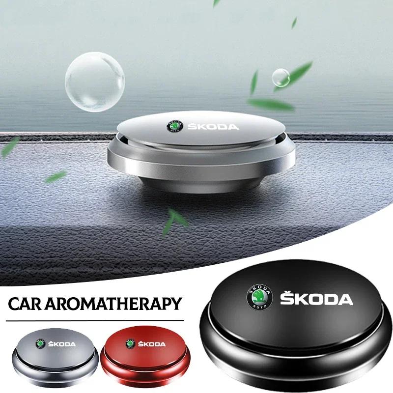 HLLQ9 2Pc Car Interior Freshener Aromatherapy Perfume Decor for Skoda Octavia Rapid Kodiaq Karoq Superb Fabia Kamiq VisionS Car Solar