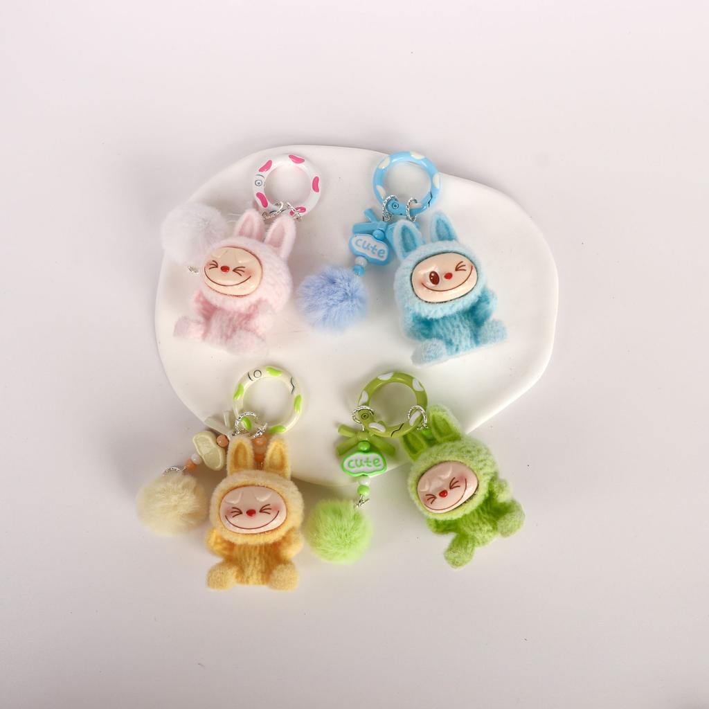 Stuffed Labubu New Style Pendant Cute Student Pendant Keychain Creative Gift Gift