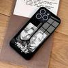 N-Naoki Urasawa S Monster Phone Case For IPhone 17 Air 16 E Pro Max 15 14 13 Mini 12 Pro 11 Max Plus Black Glass Cover