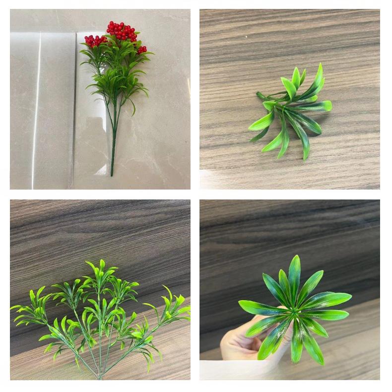 Artificial Berries,Simulation Flowers Lifelike Redberry with Stems Fake Fruit Redberries for Christmas Wedding DIY Bridal Bouquet Home Kitchen Party
