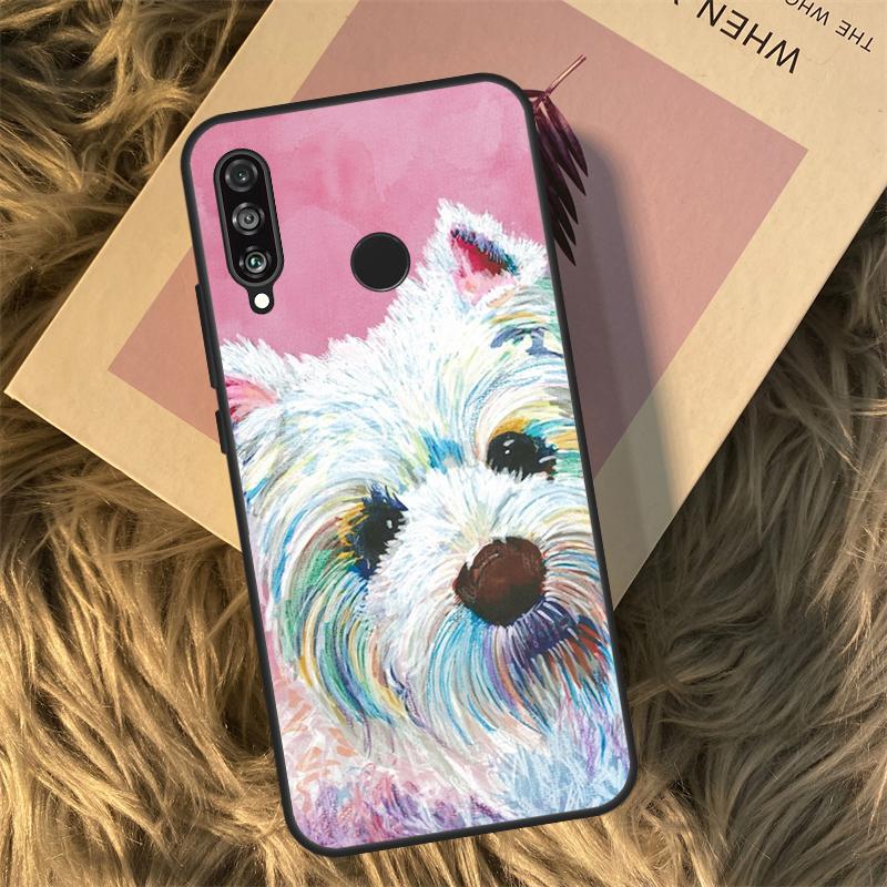 

Вест-хайленд-уайт-терьер Вести Для Huawei Nova 5T 3i 7i 8i 11i 12i 9 10 SE Y60 Y61 Y70 Y72 Y73 Y90 Y91 P30 P40 Lite Чехол Huawei P60 Pro