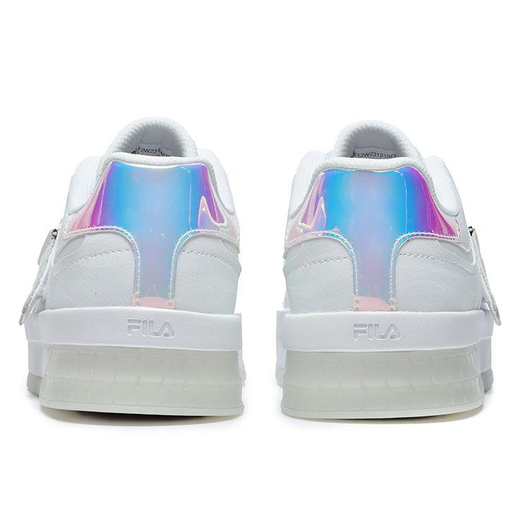 FILA Ace Casual Fashion Thick Sole Modern Low Top Skate Shoes Women Sneakers FILA-White F12W231215FWT