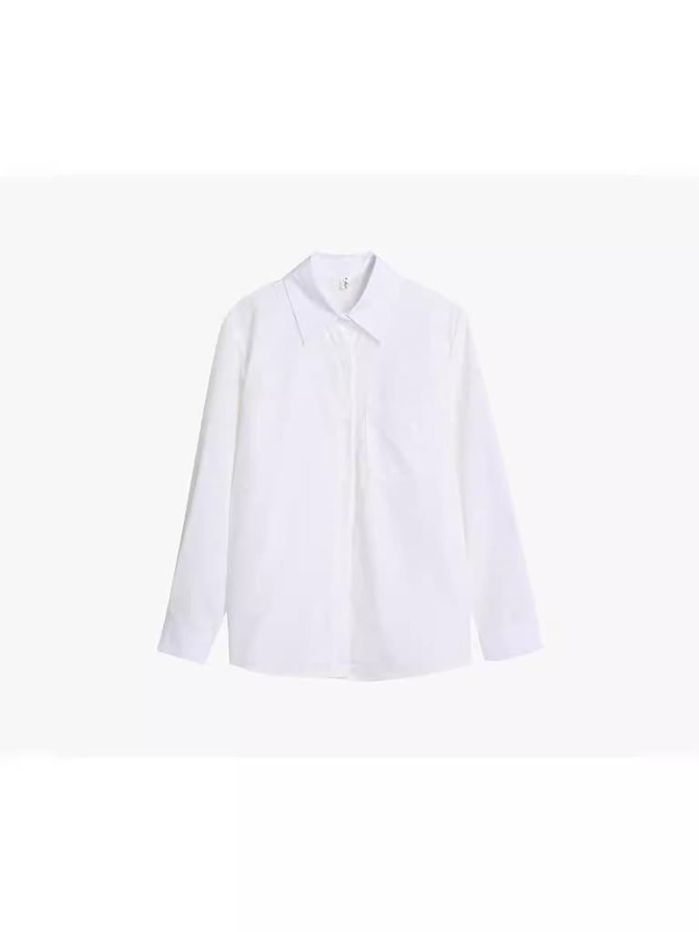 Women's Loose Cotton Linen Summer Sun Protection Shirt - White, Long Sleeve Cardigan