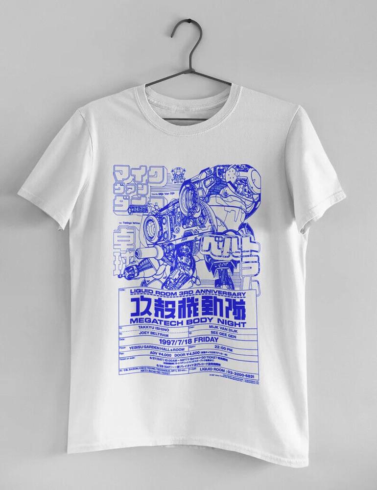 

Joey Beltram & Ghost in the Shell Unisex T-Shirt Tops tees Men s Women s S