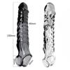 Penis Sleeve Extensions Condom Male Enlargement Delay Vibrators Clits Massager Cock Ring Vibrating Penis Cover Sex Toys For Men 18+