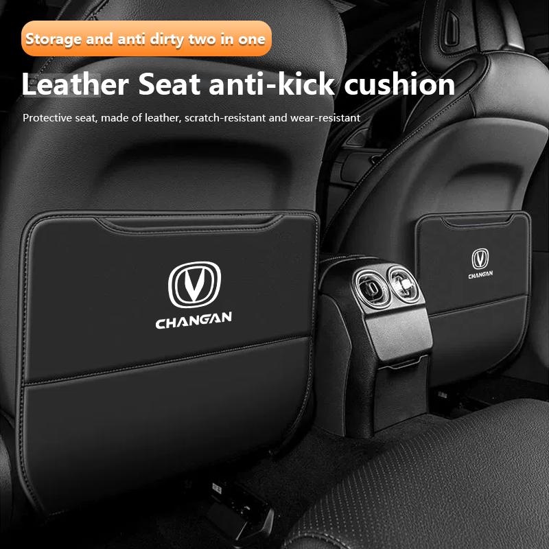 Car Anti-kick Pad Auto Seat Back Protector Pads Anti Scratch Back Seat Organizer For CHANGAN UNI-K CS55 EADO CS35 CS75 PLUS