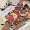 New Fashion Women Watches Knitting Rope Chain Winding Analog Quartz Wrist Watch Simple Ladies Casual Clock Relogio Feminino