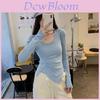 Wool Blend Knit Sweater For Women Long Sleeve Casual Fashion Spring Fall