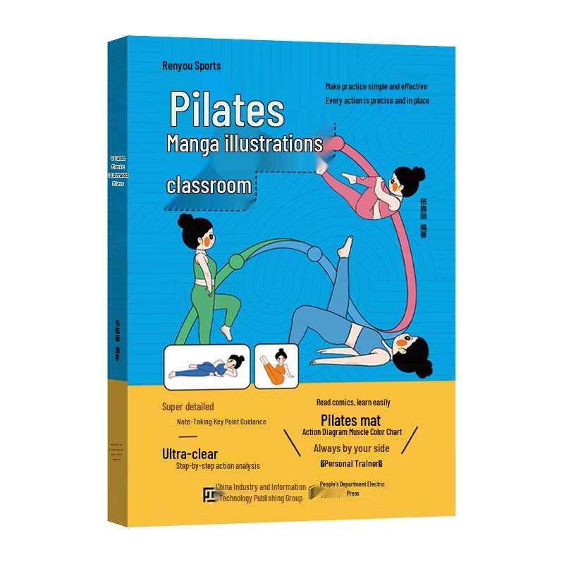 Pilates Comic Illustrated Class