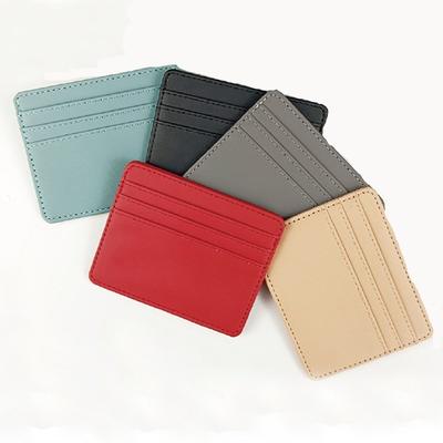 Mode Ultradünner Kartenhalter Bank Kredit ID Karten Hülle Tasche Etui Geldbörse Organizer Dünnes Business Bankkartenetui