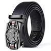 Elegant High-End Automatic Buckle Leather Belt – Versatile European & American Style for Men