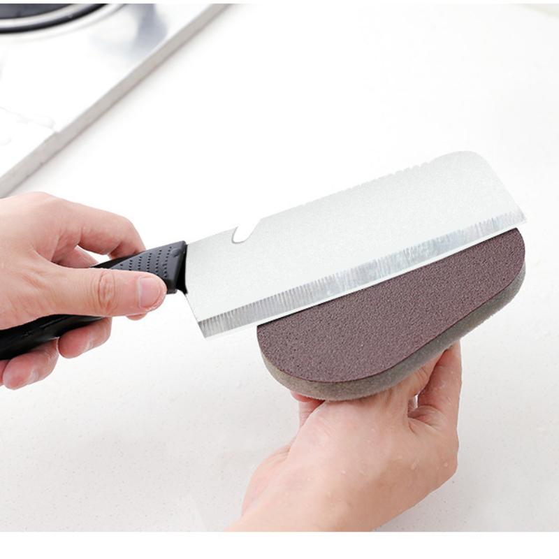 Emery Sponge Scrubbing Pot Pan with Handle Desmearing