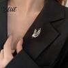 Non-Slip Buckle Scarf Badge Women Brooch High-Gloss Rhinestone Inlay Sparkling