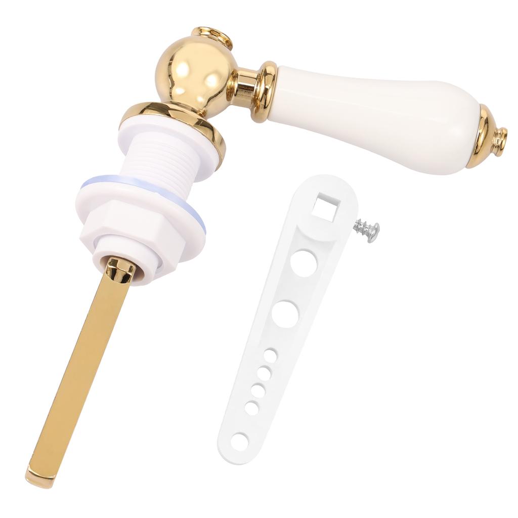 Toilettenspülgriff Ersatz Gold Viktorianisch Weiß Toilettenspülkasten Hebel Spülgriff Toilettentank Spülhebel Ersatz