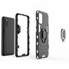 Case for Samsung Galaxy A02S, Kickstand Ring, black