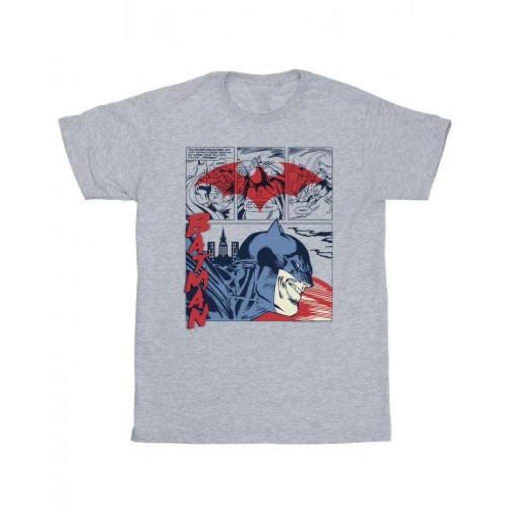 DC Comics Mens Batman Comic Strip T-Shirt