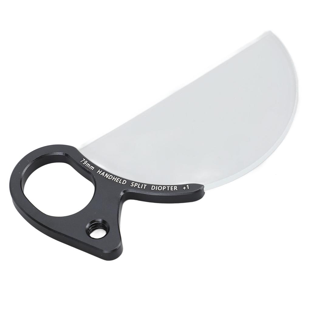 Handheld Split Diopter Filter 79mm Foreground +1 Blur Optical Glass Waterproof MRC Coating Special Effects Camera Filter