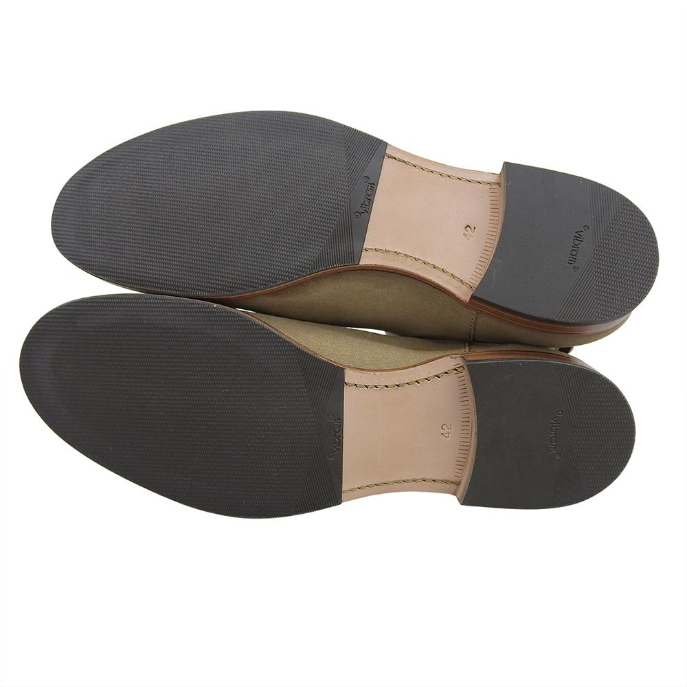 1piu1uguale3 Suede Chelsea Boots with Side Gore, Men's, Beige, Size 42 Shoes 42 beigeUsed