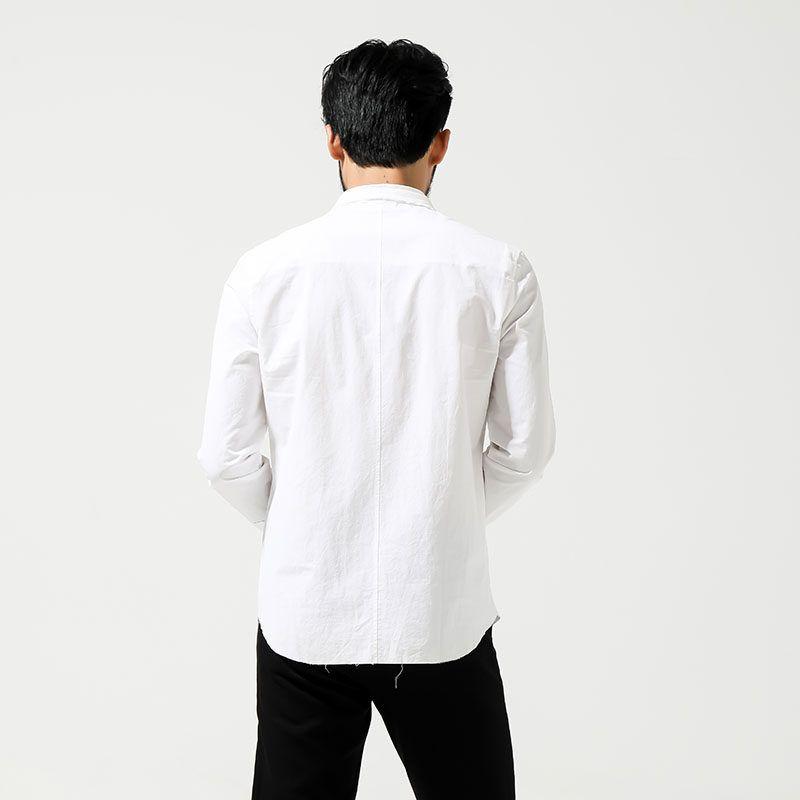 Menseye Business Office White Long-Sleeved Shirt