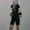 QUAFE MIXED RIBBON BALACLAVA_BLUE