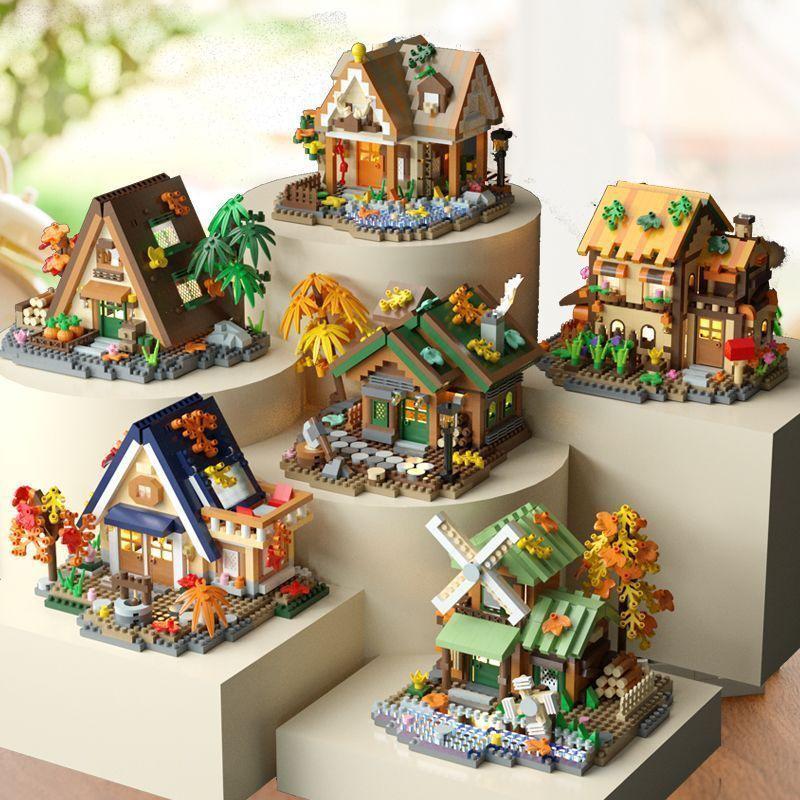 Forest Treehouse Model Micro-Block Assembly Toy - Must-Have Holiday Gift