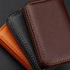 Business Card Holder PU Leather Name Card Pocket Top Card Case  Gift