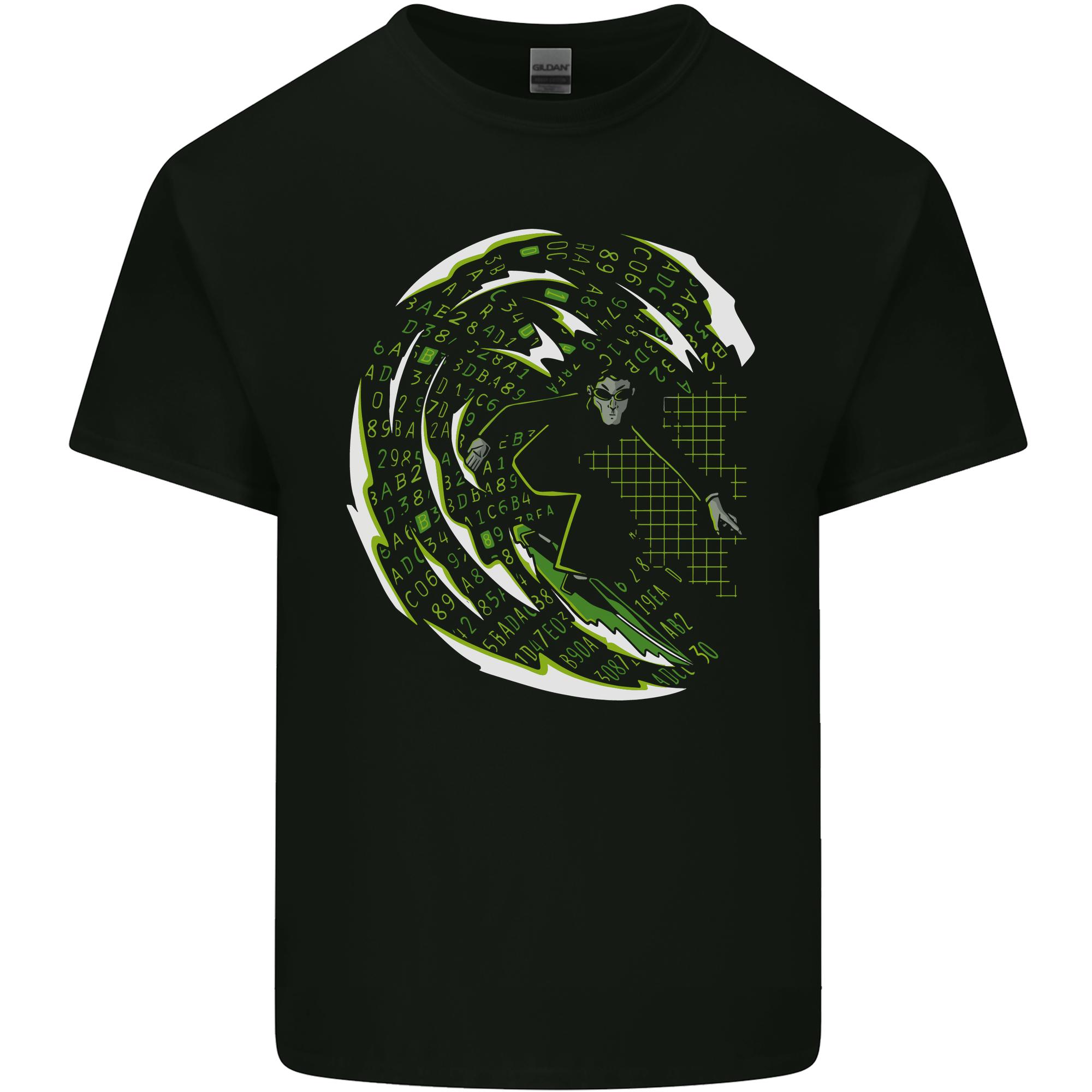 Internet Surfer Funny IT Tecky Teck Geek Nerd Unisexs Light Cotton TShirt S