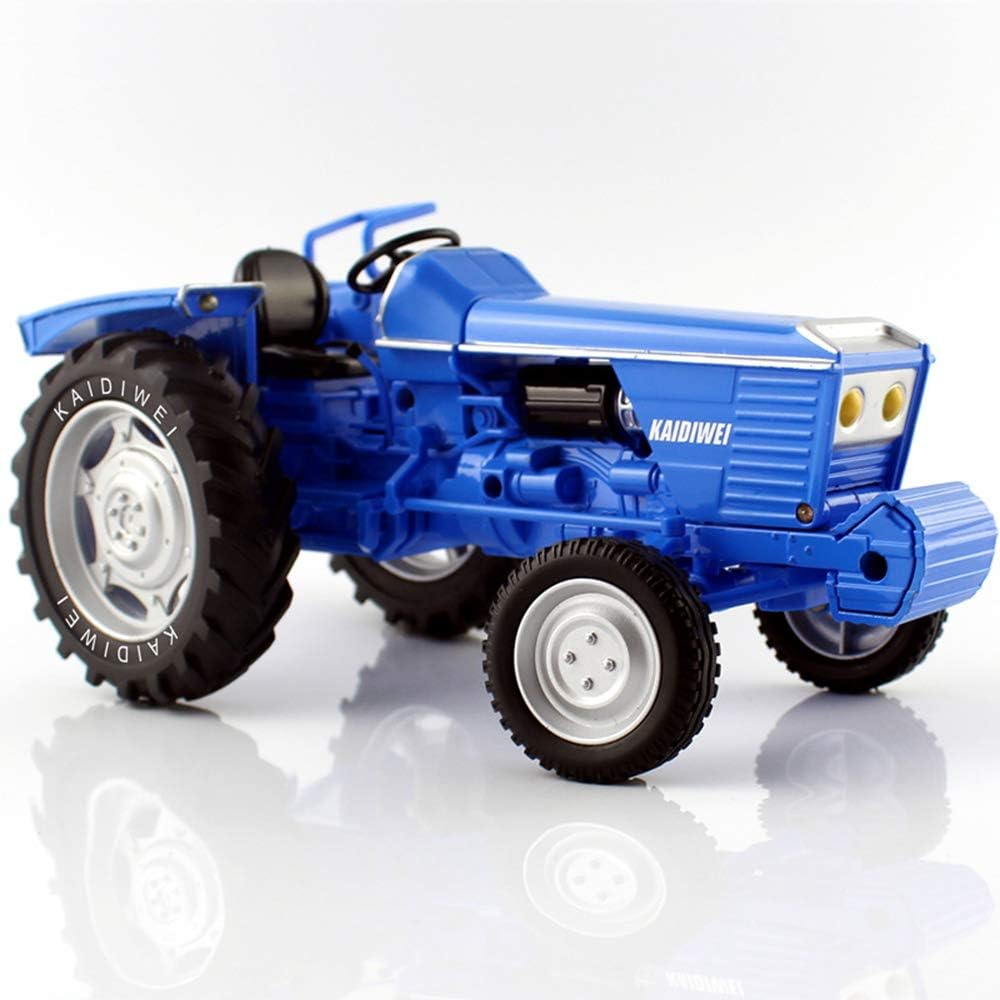 1/18 Scale Alloy Tractor Model Stand Alone for Agricultural Vehicles Gift Box Toy Car for Children Collection Birthday  Christmas Halloween Gifts