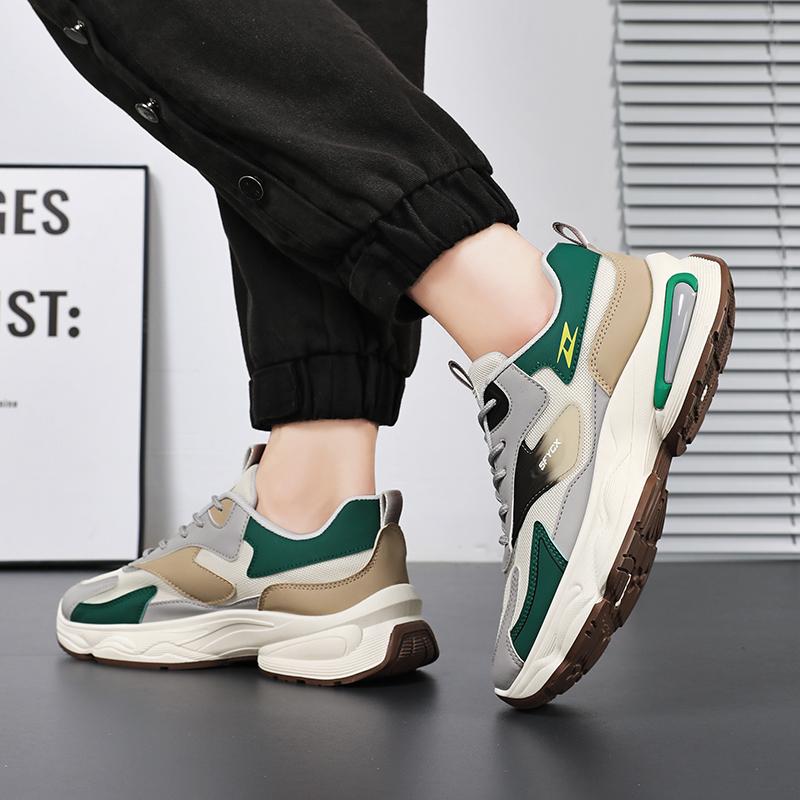 Men's Casual Sports Shoes Breathable Soft Sole Four Season New Anti Slip Comfortable Outdoor Running Shoes Fashion Male Sneakers