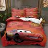 Disney Cars Lightning Mcqueen Bedding Set Cool Racing Duvet Cover With Pillowcases Cute Cartoon Quilt Cover Home Decor For Kids