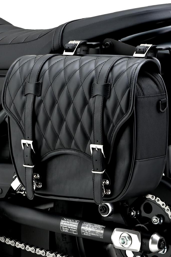 Henly Begins Daytona DHS-37 40263 Motorcycle Saddle Bag, Side Bag, 3.2 Gal (12 L), Trape/Daytona