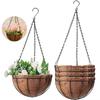 Breathable Plant Pot Half Round Succulent Plant Flowerpot Plant Hanging Basket  Garden Decoration