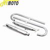 32HP Motorcycle Chrome Exhaust Muffler Tube Case For BMW K750 M1 M72 R71 R12 Dnepr MT12 Retro Modified Muffler System