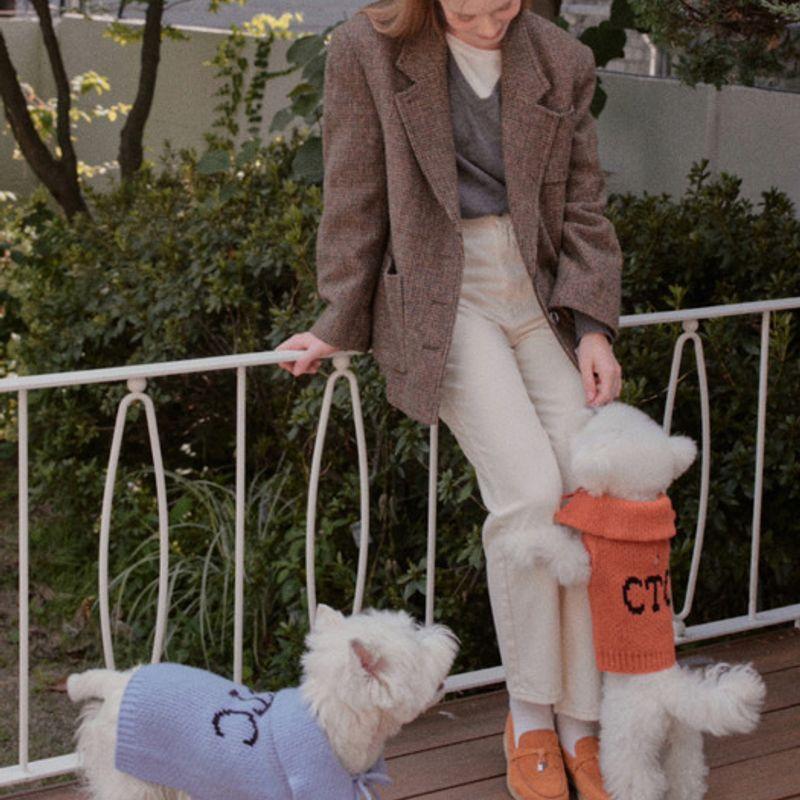 CROOKTHECHIHUAHUA Sailor Classic Merino Wool 100 Knit (2 Color)