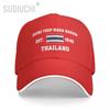 Baseballcap Thailand EST.1949 Krung Thep Maha Nakhon Capital Unisex WoUnisex Unisex Hip Hop Sandwich Caps Snapback Golf Hat Fiske