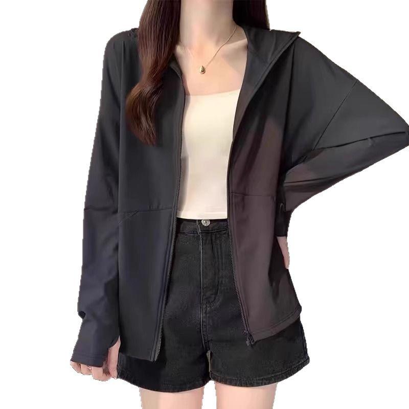 Women's Summer Ice Silk UV Protection Hooded Jacket