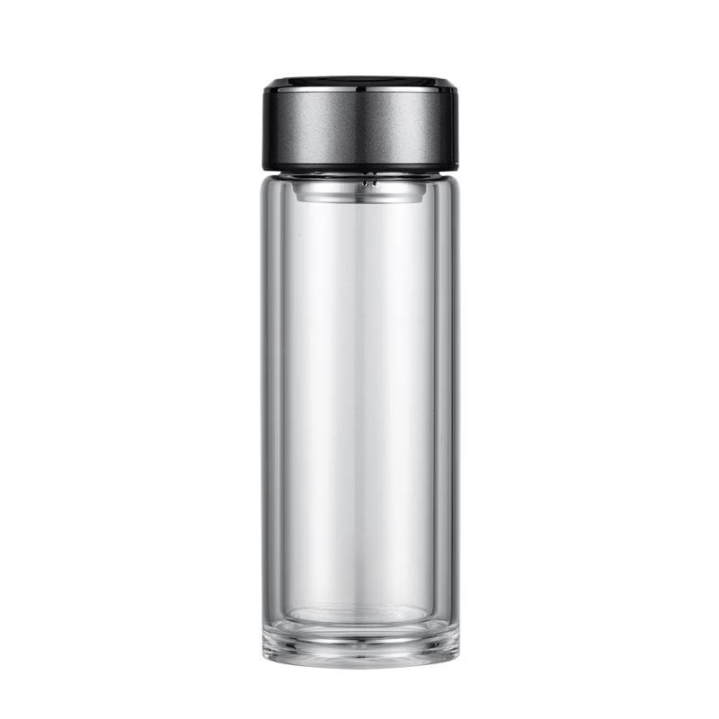 

Shqee Double Wall Glass Tea Infuser Bottle