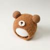 Soft Winter Plush Bear Ear Kids Hat Warm Windproof Multiple Colors For Toddlers Outdoor Daily Use