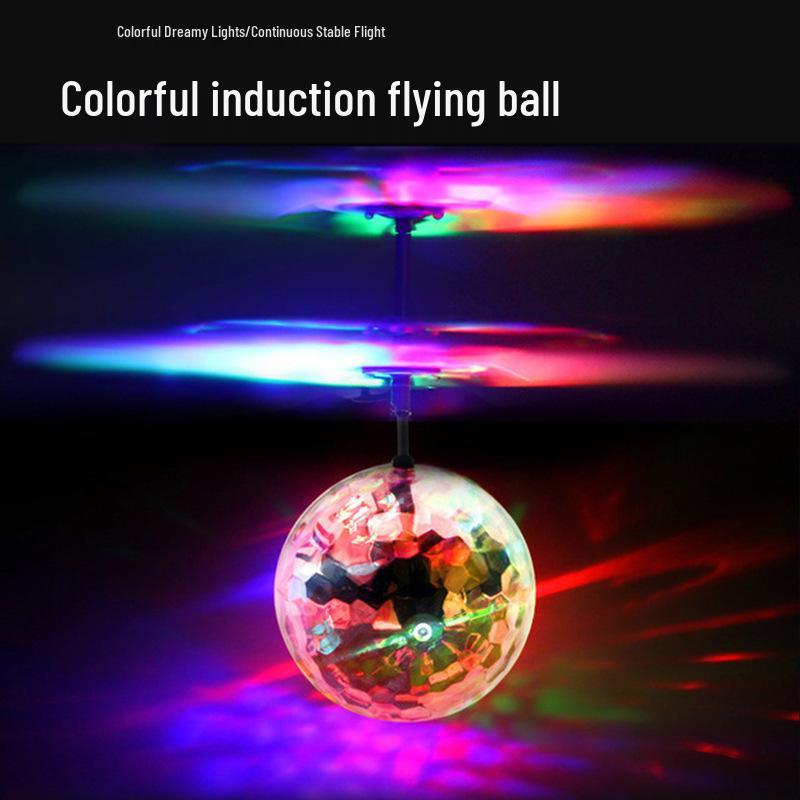 Smart Induction Fairy Helicopter: Seven-Color Crystal Ball Toy