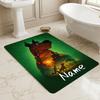 Custom Name Dog Artwork Living Room Non-Slip Area Rug Soft Carpet for Bedroom Kids Playroom Sofa Office Home Decor Doormat