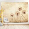 VIKAMA Vintage Dandelion Tapestry Bohemianstyle Wall Hanging Home Decor Wall Art for the Bedroom or Living Room