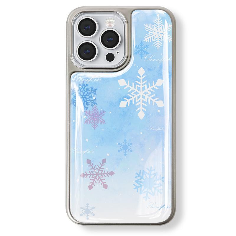 

Чехол Zhitai с гальванизированной серебряной кромкой и капельным клеем для iPhone 14 Pro/15/13 Pro Max и Huawei P70 iPhone 17 Air