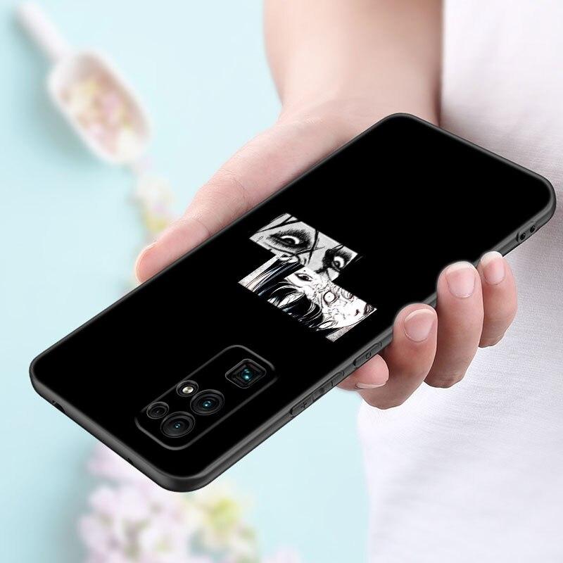 Junji Ito Terror Horror Anime Phone Case For Huawei Honor 60 50 Mate 40 30 20 10 Lite Nova 9 8 Pro 7 SE Y60 30S 8i 7i 5T Cover