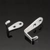4/8PCS Stainless Steel Double Hole Wall Hook Heavy Duty Waterproof for Bathroom Kitchen Hang Towel Coat Bag Key Accessories