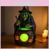 Witch Ghost Mermaid Desk Lamp With Usb Power For Halloween Party And Celebration Decor